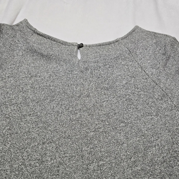 Dolan for Anthropologie Le Pompe Tunic Sweatshirt w/Crochet Overlay, EUC! - Picture 8 of 13